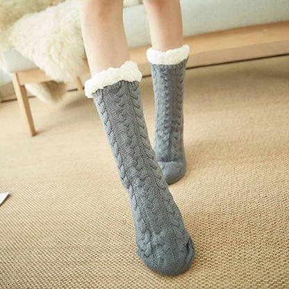 Fuzzy Slippers Socks Women