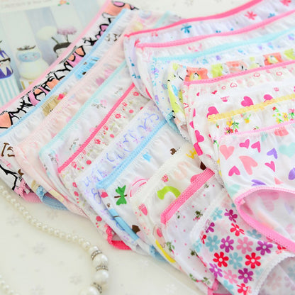 6pcs/pack Children Baby Infant Girls Underwear Cotton